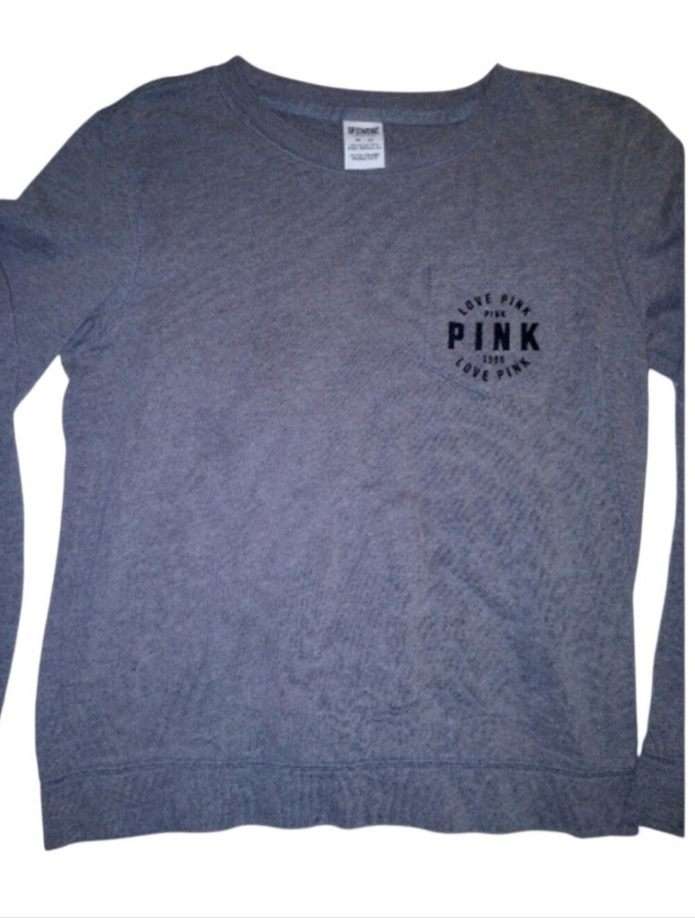 PINK VICTORIA'S SECRET CREW NECK SWEATER SIZE XS